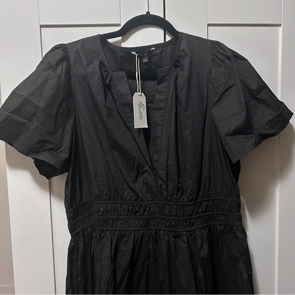 Cotton Black Tiered Smocked Summer Dress, NWT - Picture 5 of 11